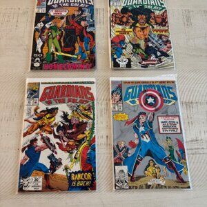 Vintage 1991 Marvel Comics Guardians of the Galaxy (Lot of 4) Bronze Age